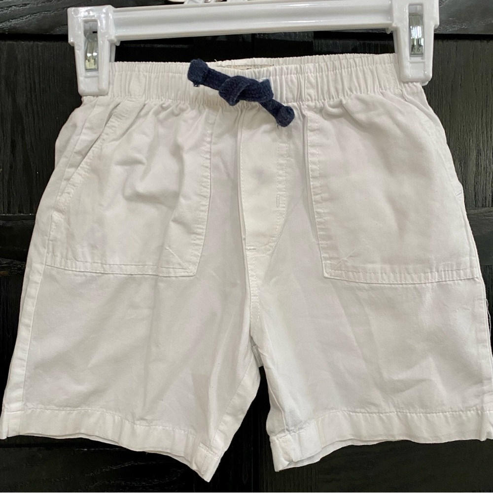 Penguin Toddler Boy White Summer Shorts